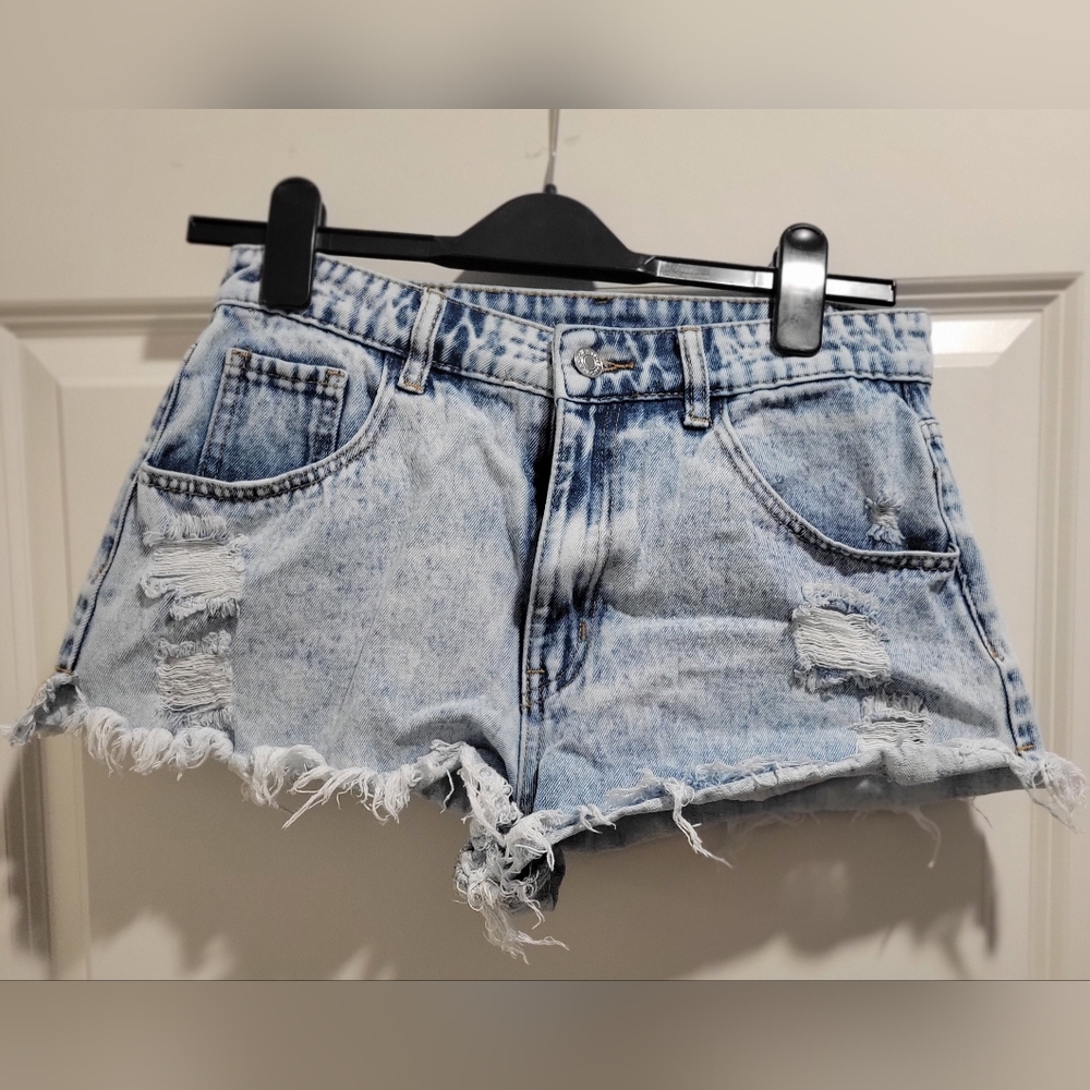 Denim Distressed Women's Shorts